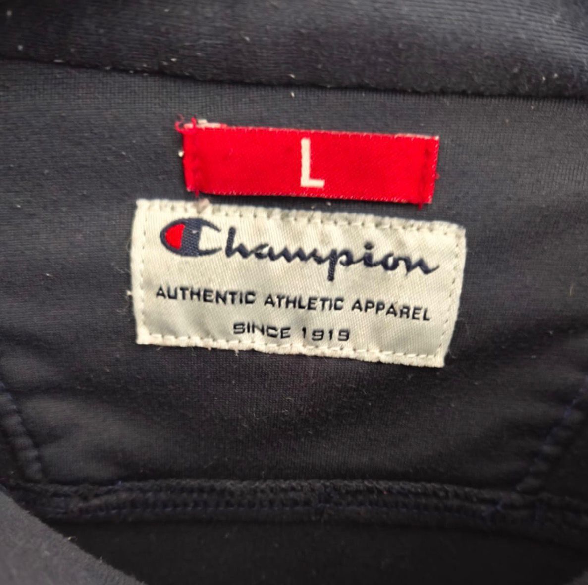 Champion Track Jacket Full Zip – Navy-L