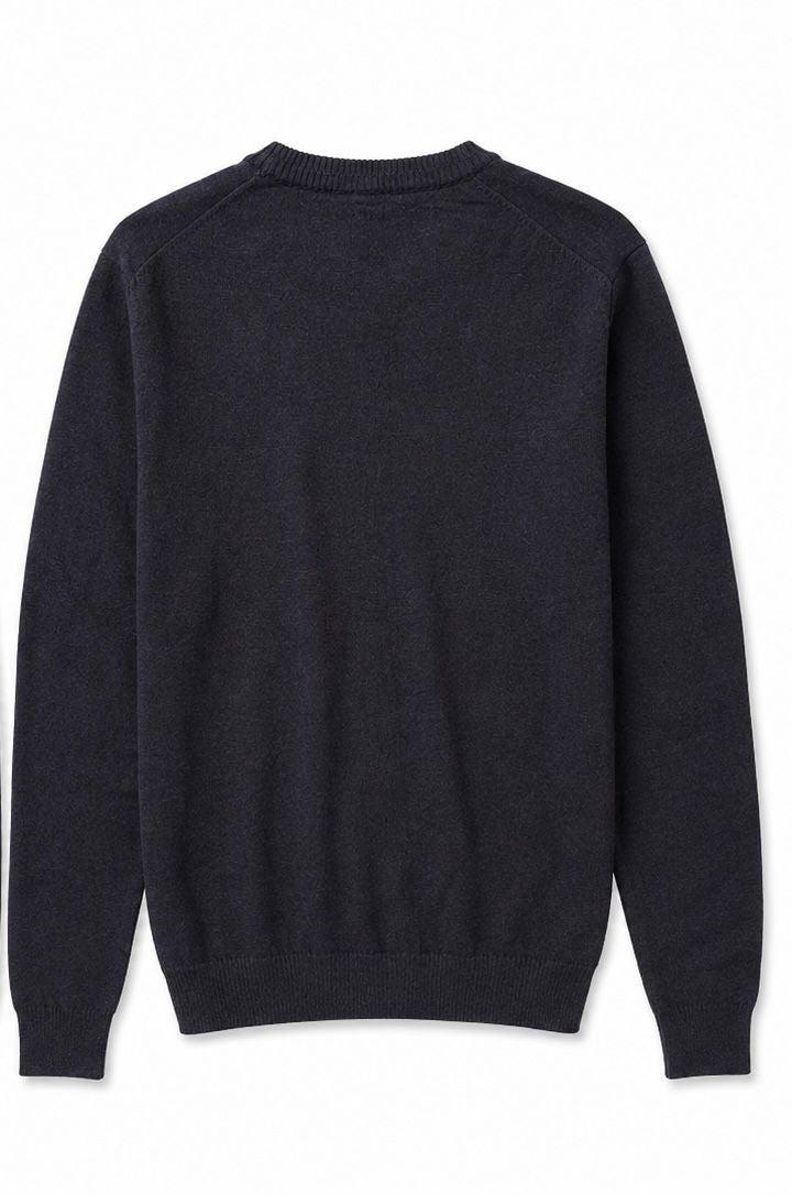 Guess Ανδρικό Πλεκτό Crew Neck Μαύρο-L