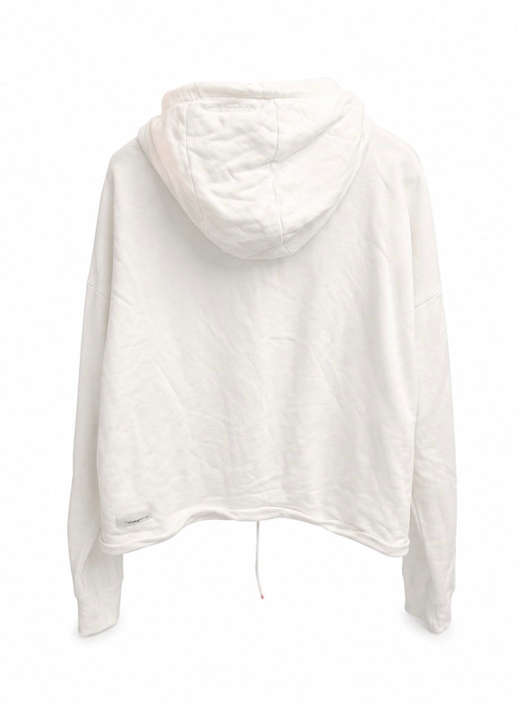 Adidas Neo Γυναικεία Μπλούζα Φούτερ με Κουκούλα – Λευκό – Size M