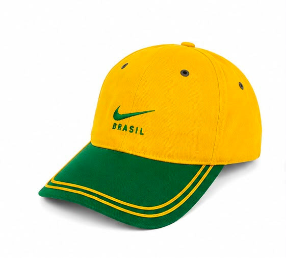 Nike Brasil Καπέλο Baseball Cap – Κίτρινο/Πράσινο