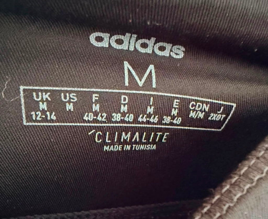 Adidas Γυναικείο Κολάν Climalite Μαύρο 3-Stripes –M
