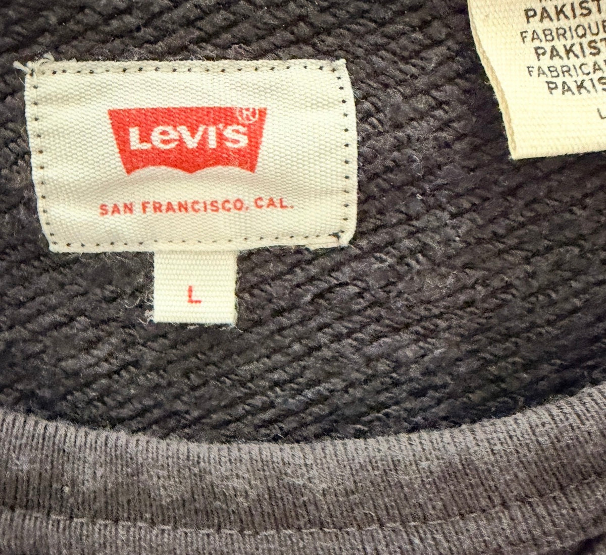 Levi's Ανδρικό Φούτερ Ανθρακί – L