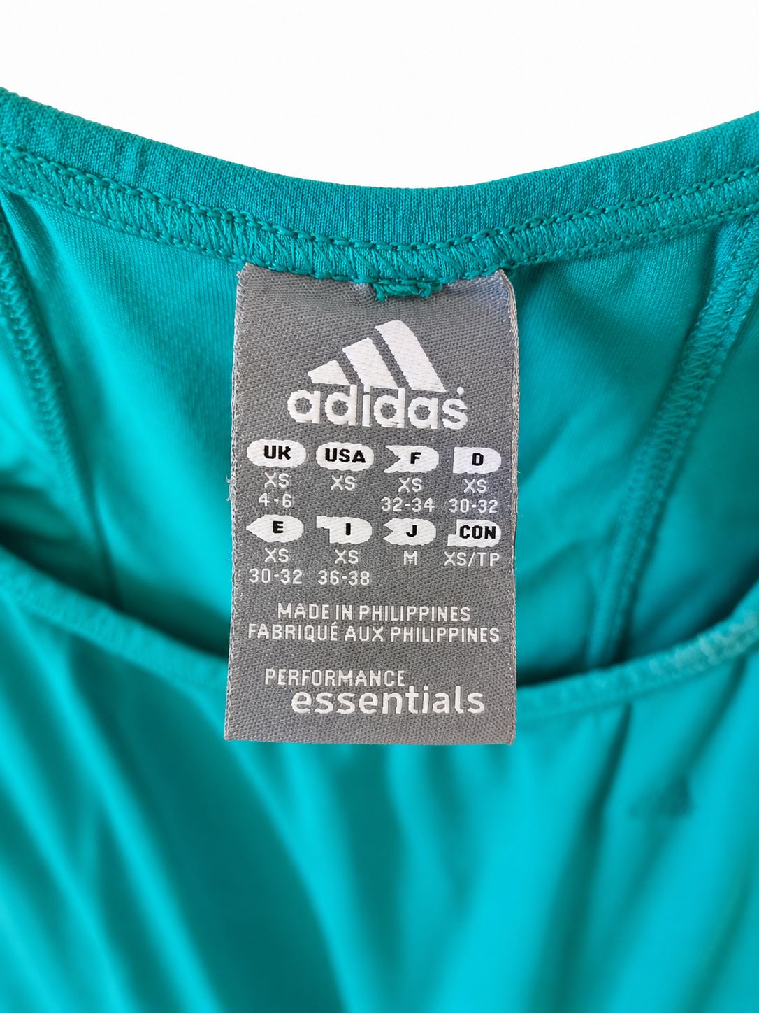 Adidas Climalite Tank Top – Turquoise-XS