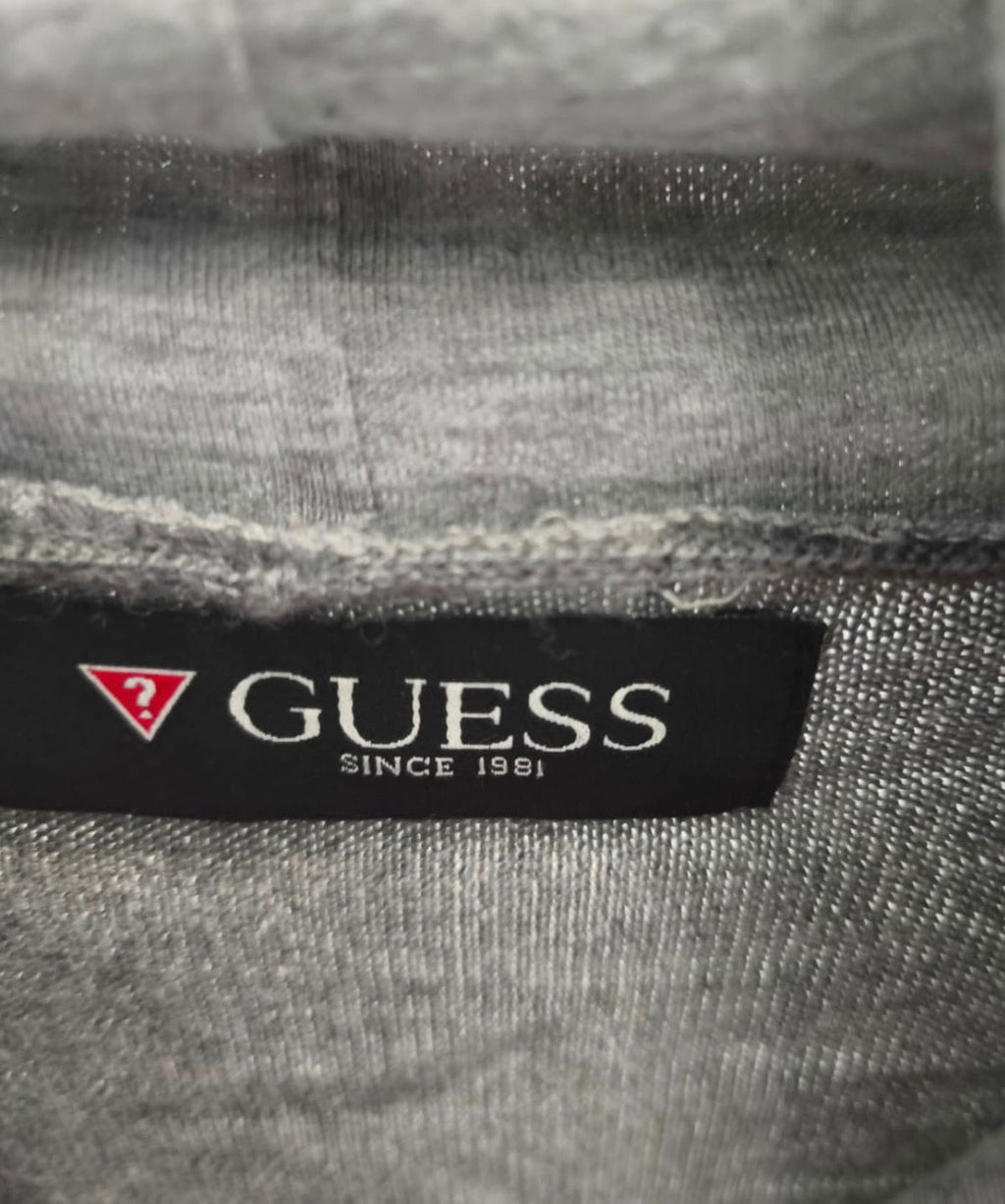 Guess Γυναικείο Πλεκτό Πουλόβερ με Cowl Neck Γκρι-XL