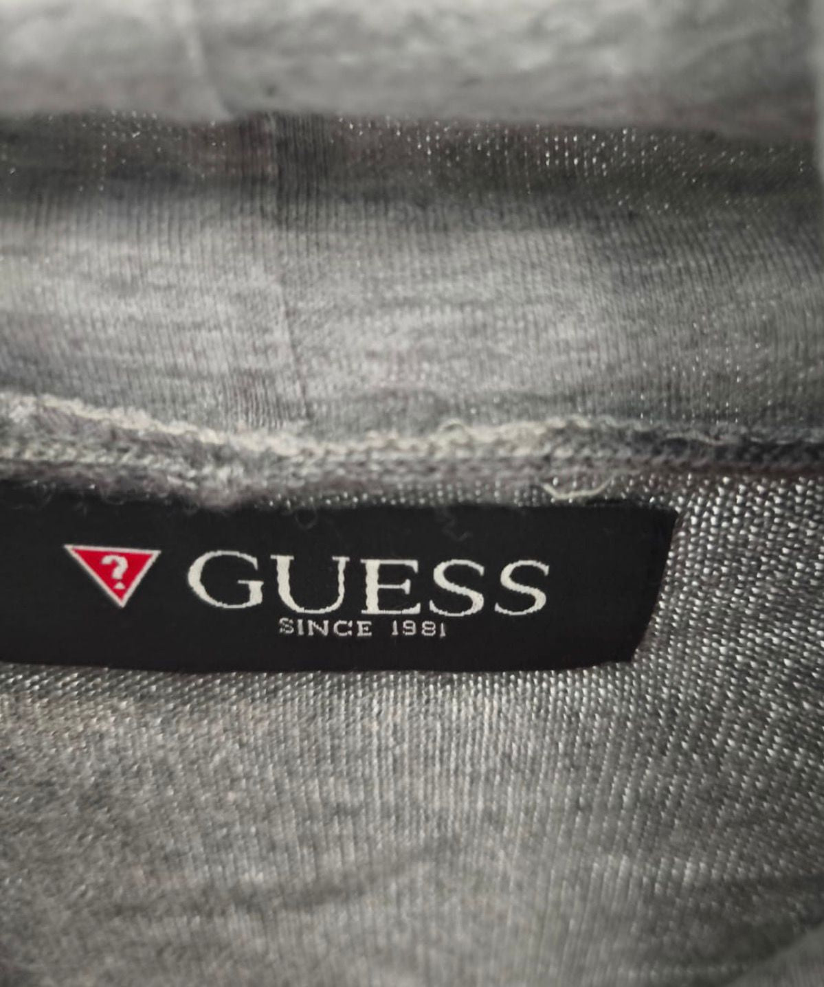 Guess Γυναικείο Πλεκτό Πουλόβερ με Cowl Neck Γκρι-XL