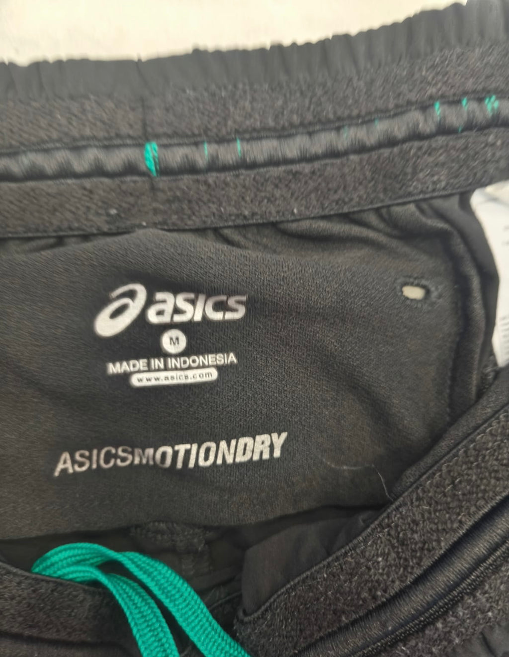 ASICS Running Shorts – Black/Green-M
