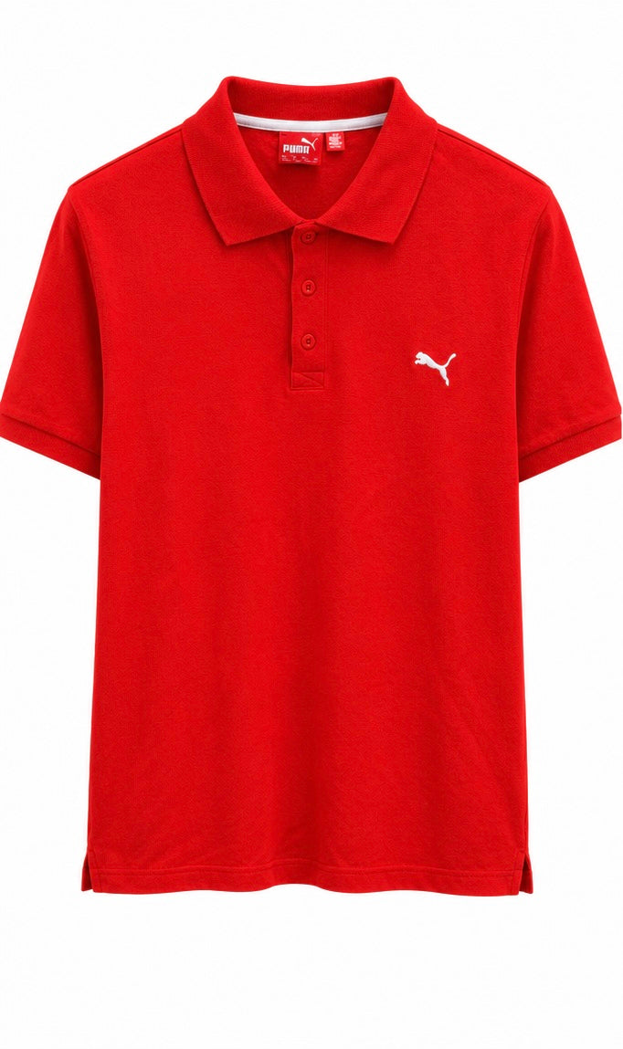 Puma Classic Red Polo Shirt – Large