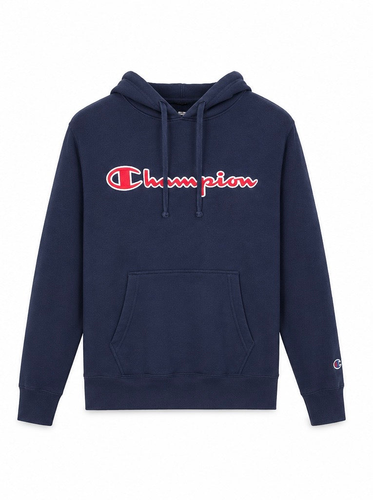Champion Ανδρικό Φούτερ Hoodie – Μπλε Navy – S