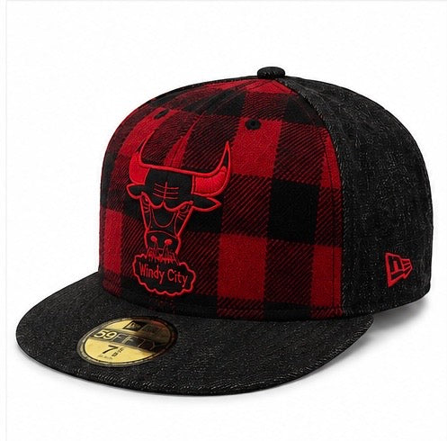 New Era Chicago Bulls Windy City 59FIFTY Cap – Red / Black