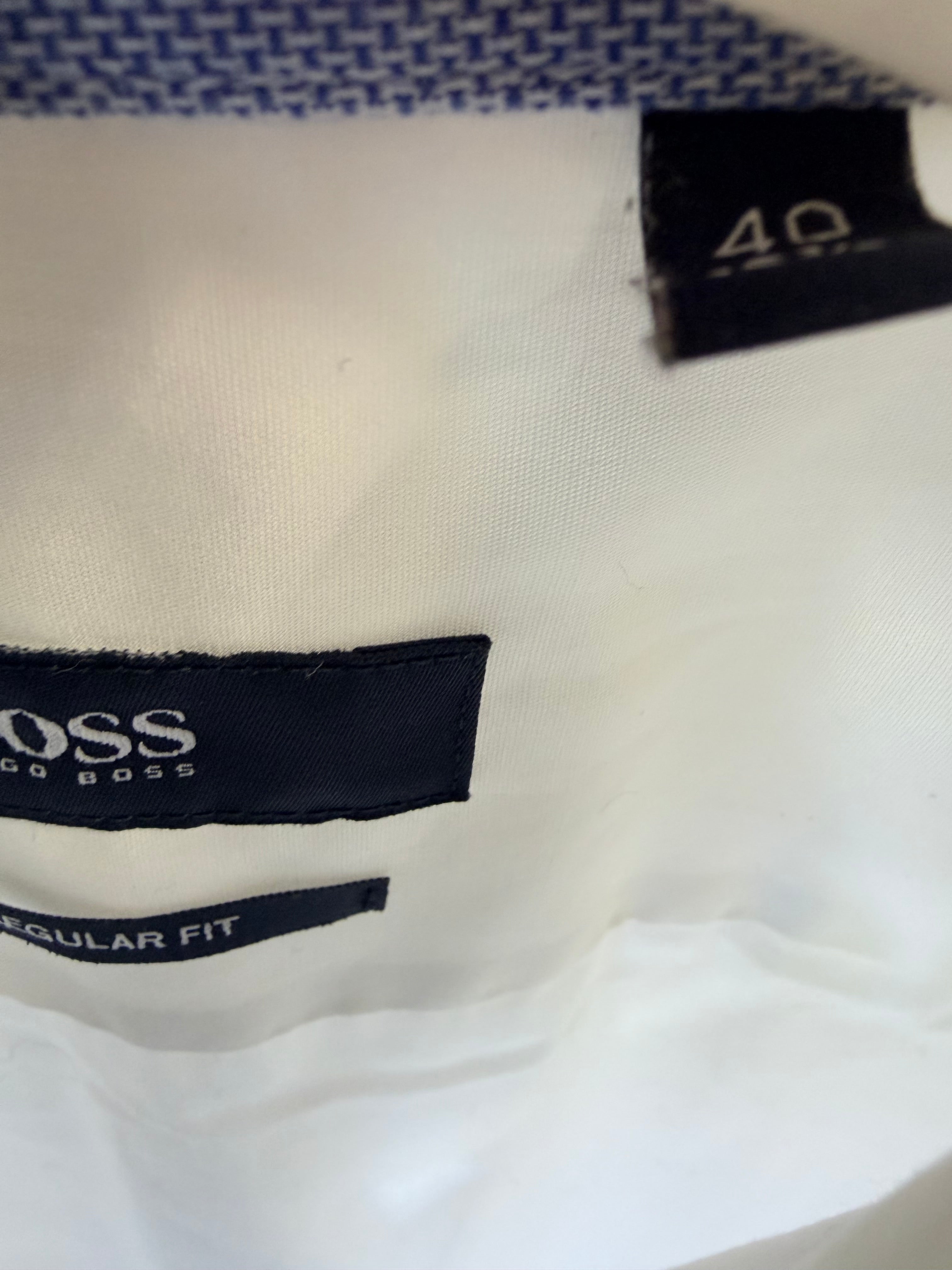 BOSS Regular Fit White Shirt-40