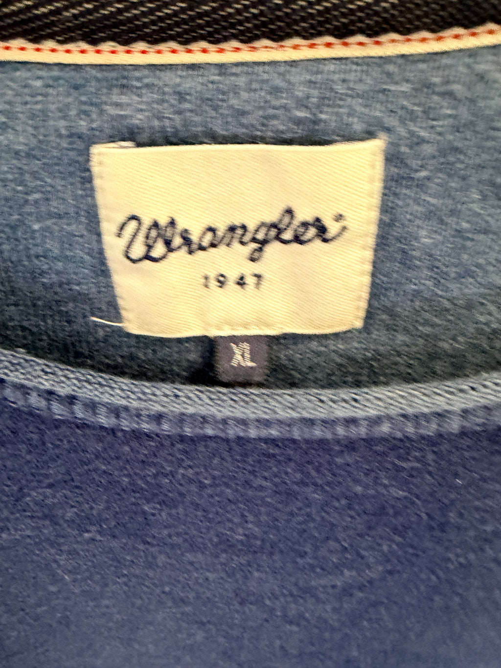 Wrangler Vintage Crewneck Sweatshirt Μπλε-XL