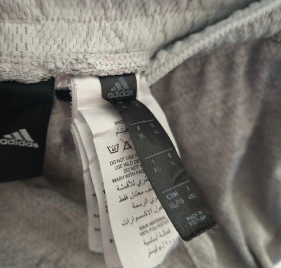 Adidas Ανδρικό Παντελόνι Φόρμας Γκρι - XL