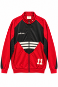 Adidas Ανδρική Ζακέτα – Κόκκινο Μαύρο 2XL