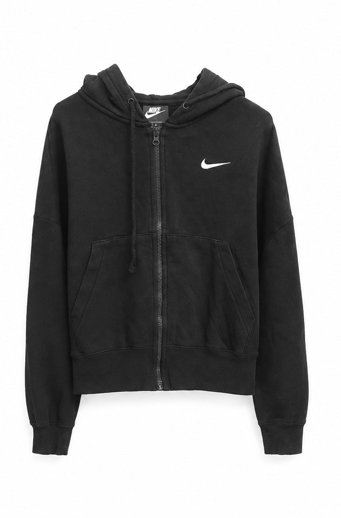Nike Γυναικεία Ζακέτα με Κουκούλα – Μαύρο – S