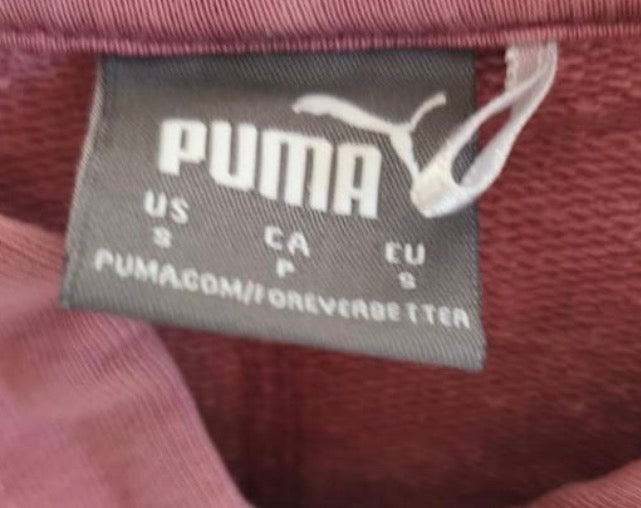 Puma Γυναικεία Ζακέτα Ροζ με Κουκούλα - S