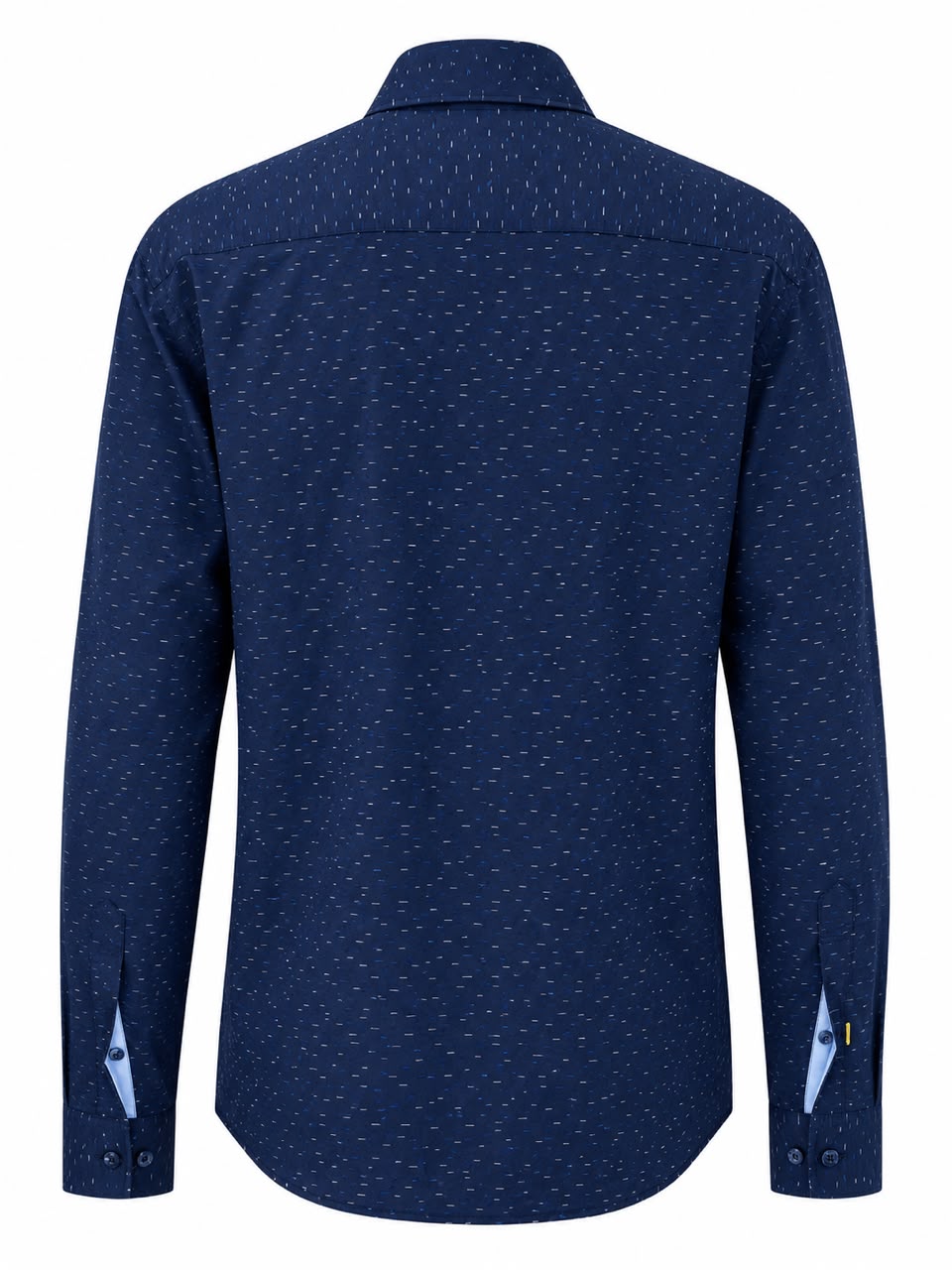 BOSS Regular Fit Pattern Shirt – Navy Blue-L