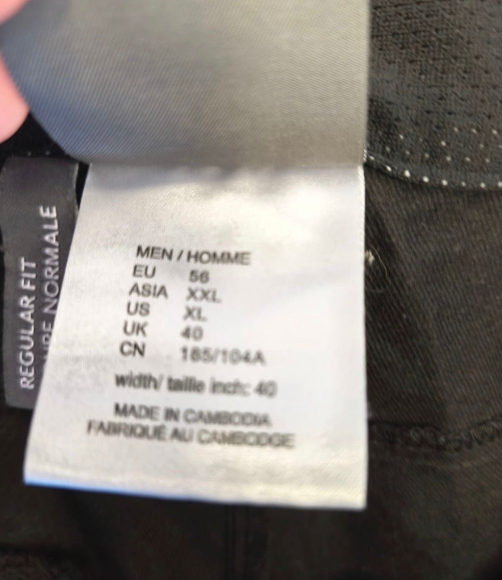 Jack Wolfskin Outdoor Hiking Shorts Μαύρο-XL