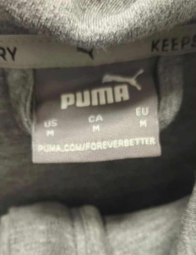 Puma Ανδρική Ζακέτα Γκρι - M