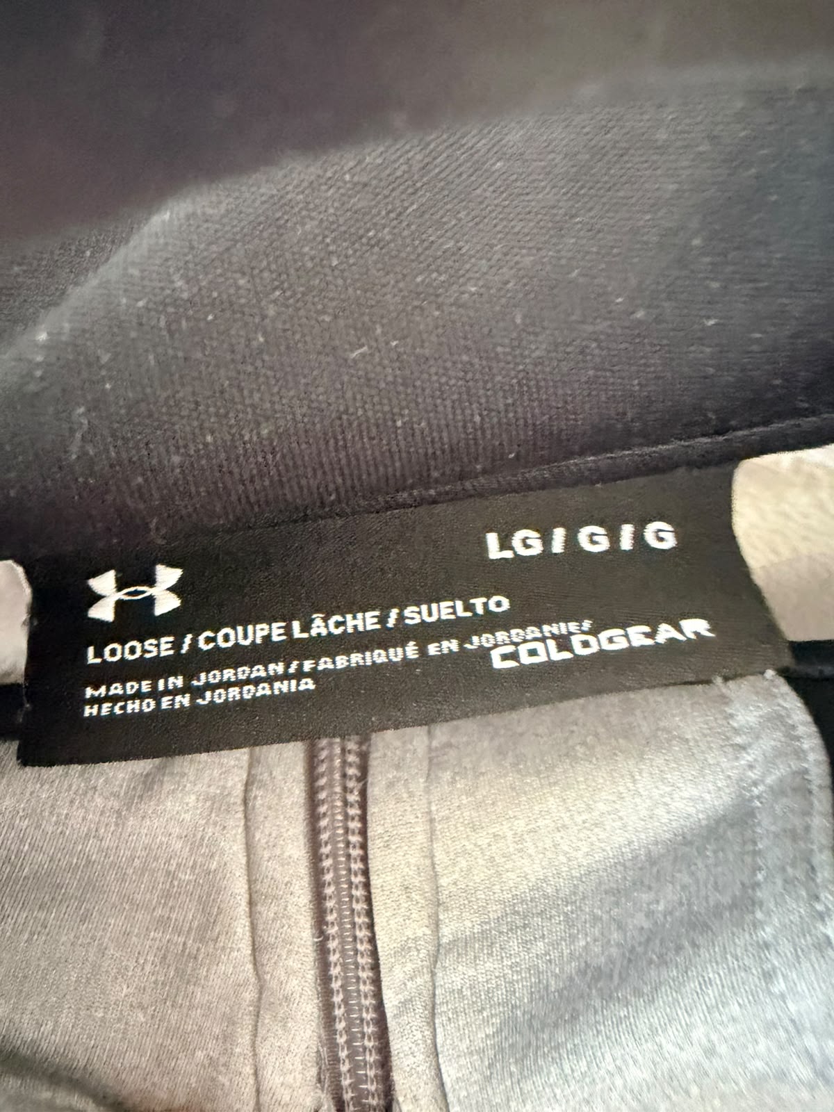 Under Armour Zip Hoodie – Light Grey-L