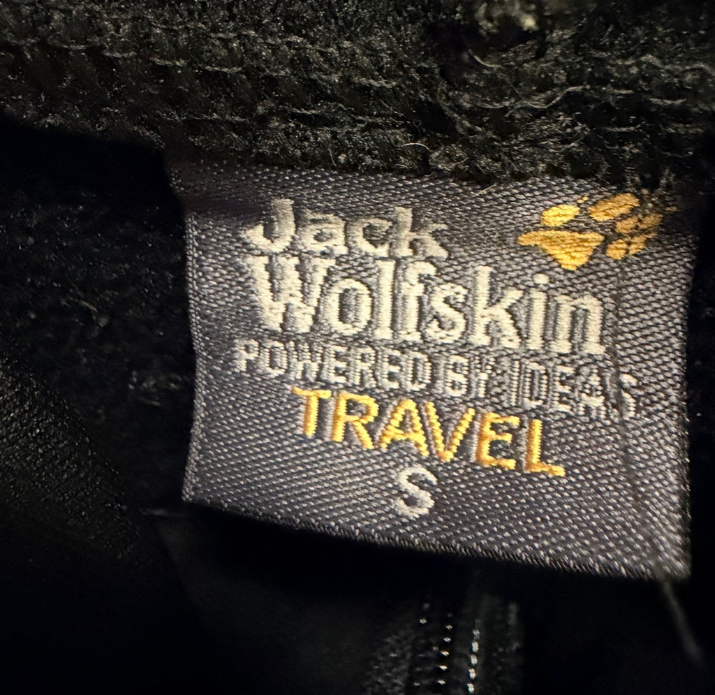 Jack Wolfskin Ανδρική Ζακέτα Μαύρη - S