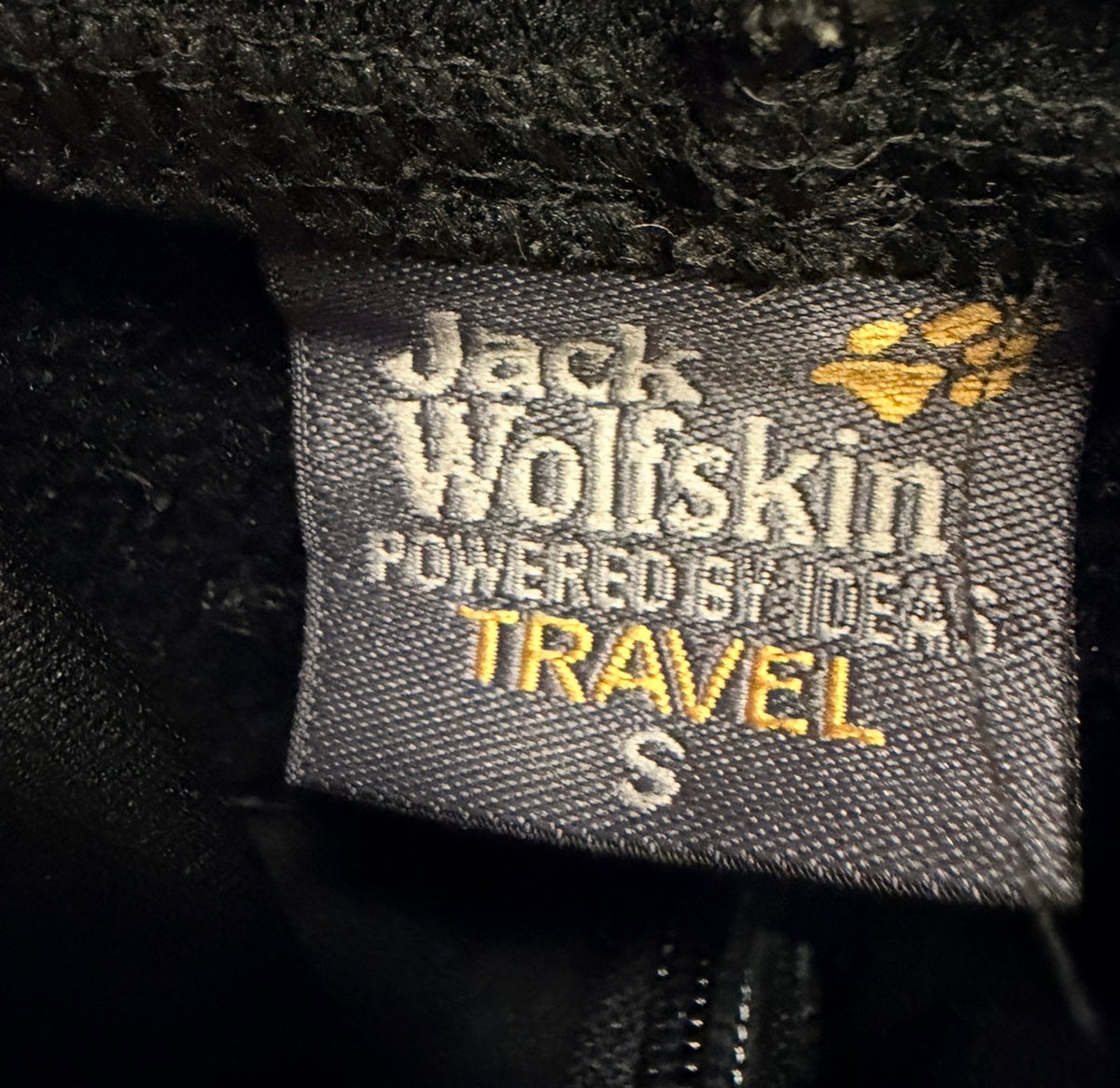 Jack Wolfskin Ανδρική Ζακέτα Μαύρη - S