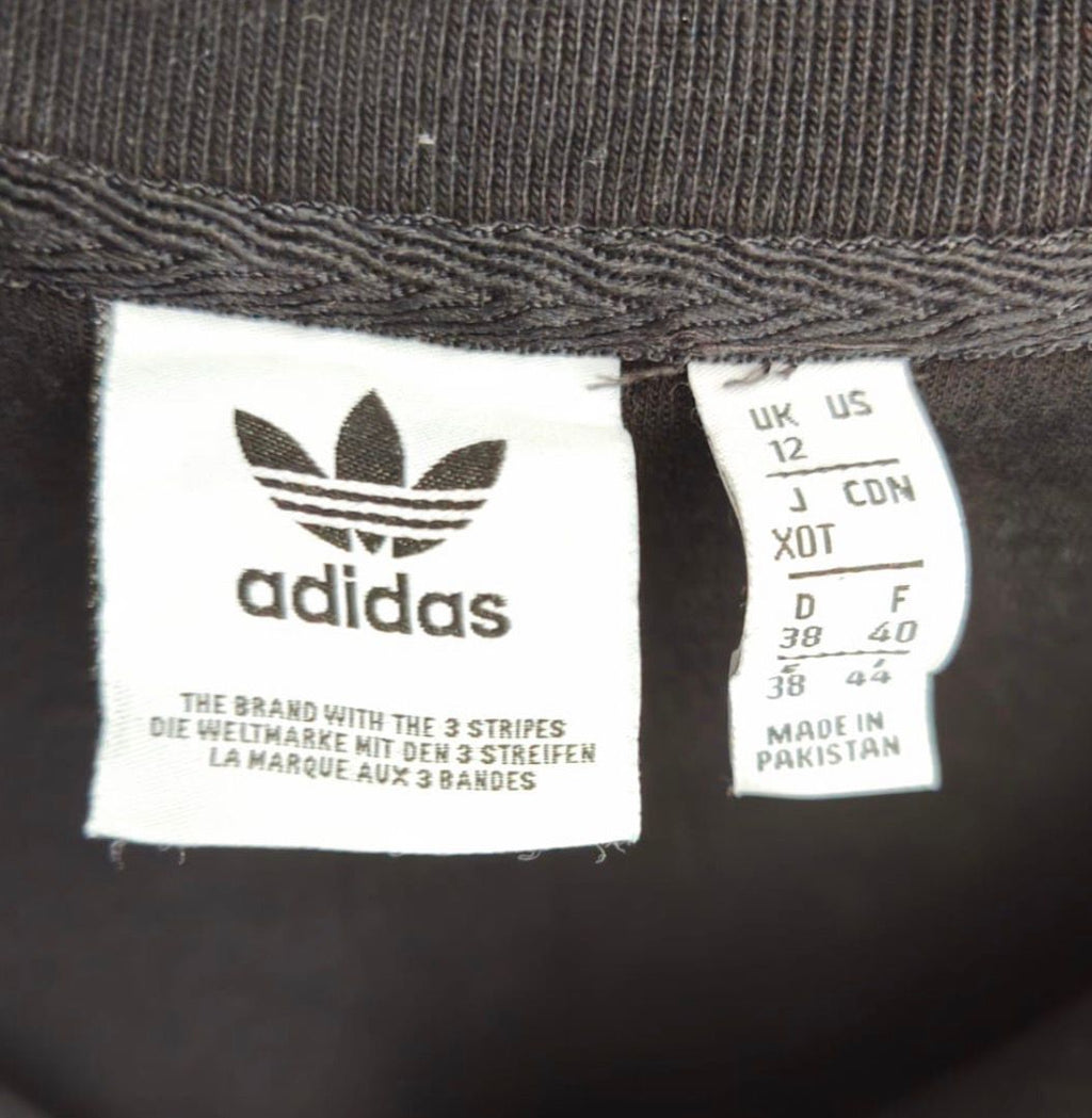 Adidas Originals Adicolor 3-Stripes Half Zip Sweatshirt – Μαύρο-M