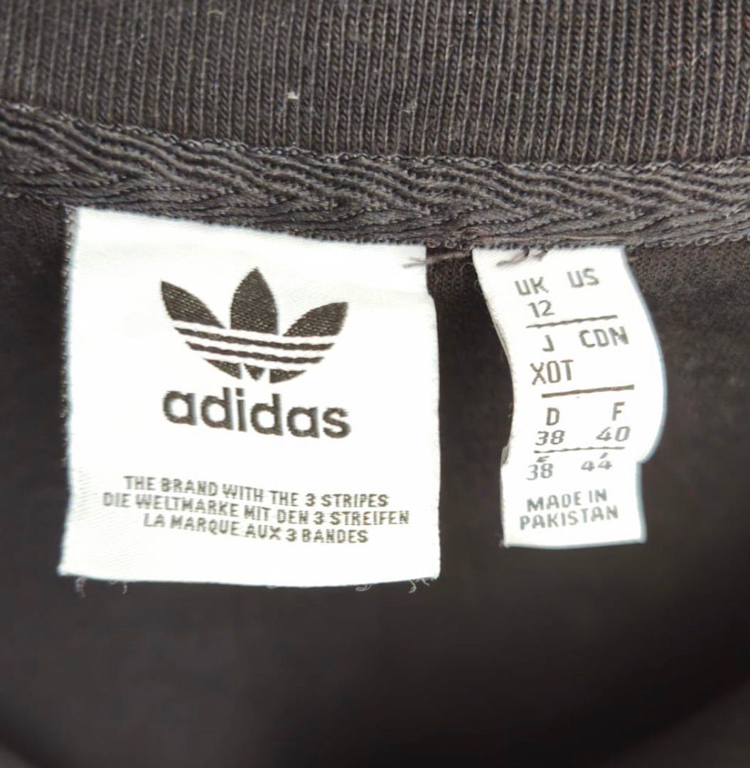 Adidas Originals Adicolor 3-Stripes Half Zip Sweatshirt – Μαύρο-M