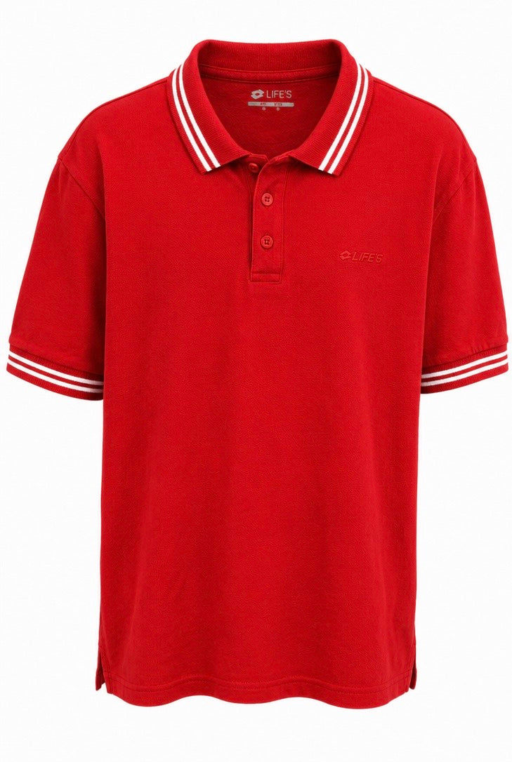 Life’s Classic Red Polo – S