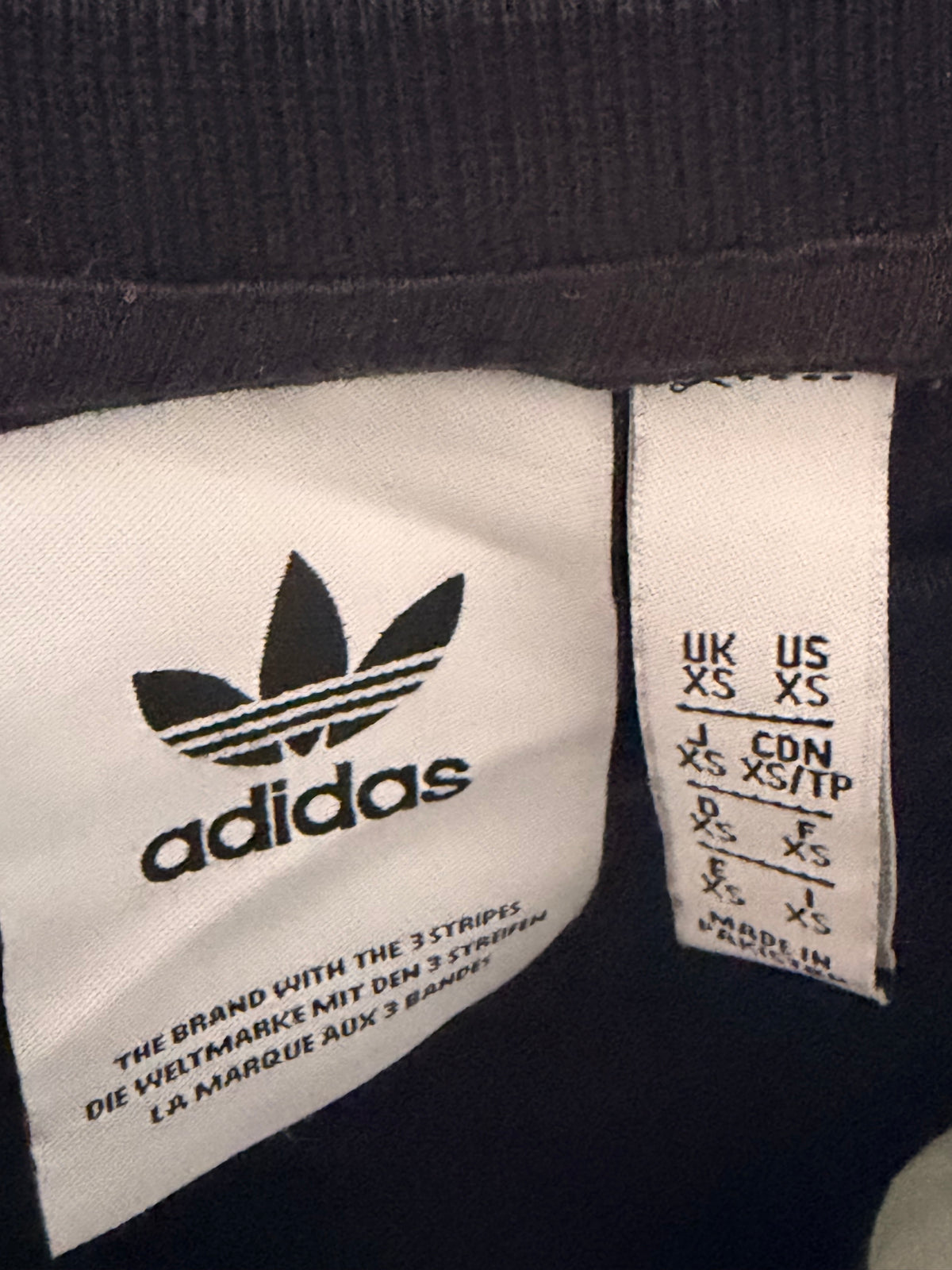 Adidas Ανδρικό Φούτερ Μαύρο - XS