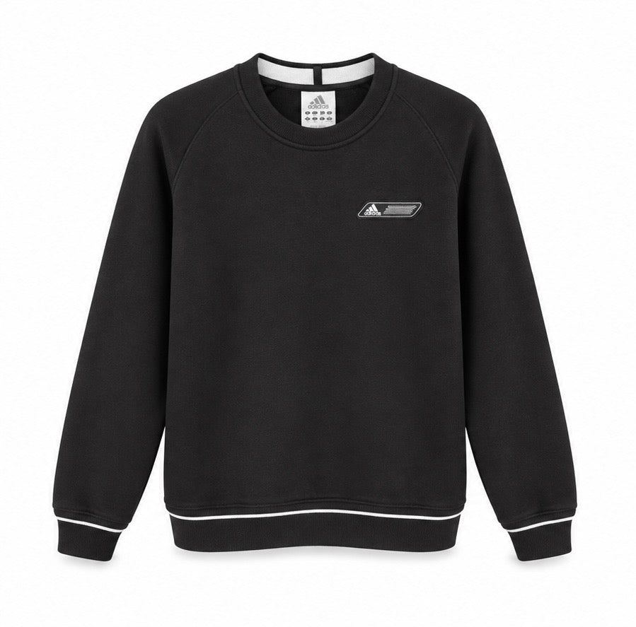 Adidas Ανδρικό Φούτερ Μαύρο – S