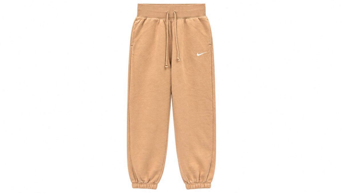 Nike Γυναικείο Παντελόνι Φόρμας Μπεζ - XS