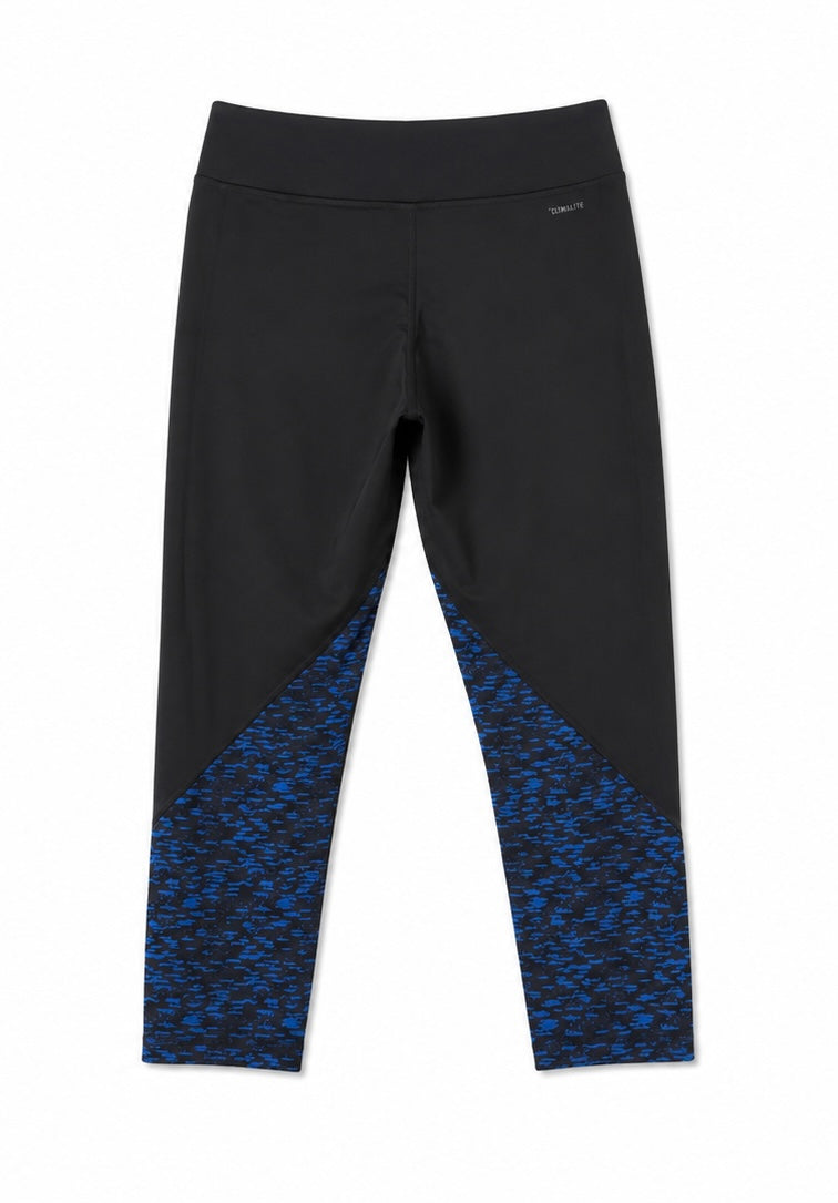 Adidas Training Leggings – Black/Blue-M