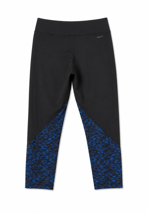 Adidas Training Leggings – Black/Blue-M