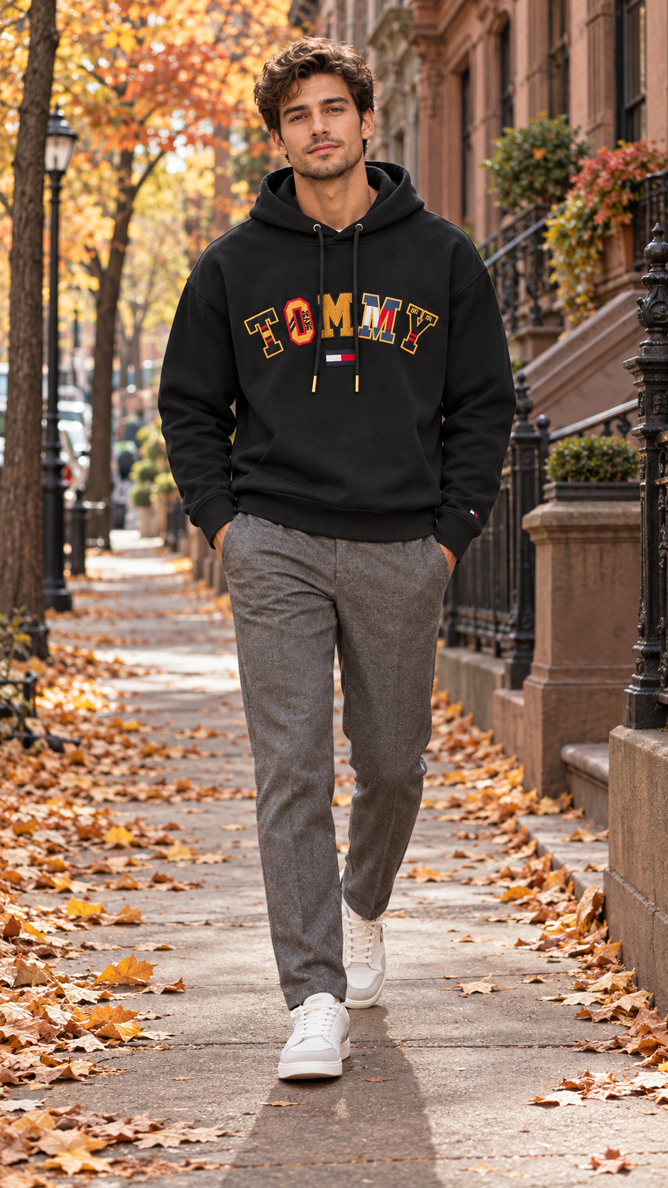 Tommy Jeans Ανδρικό Φούτερ – Μαύρο - S