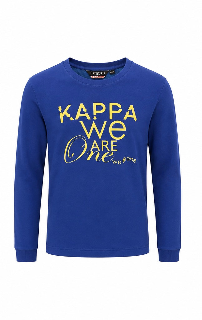 Kappa Ανδρικό Φούτερ – Μπλε – XL