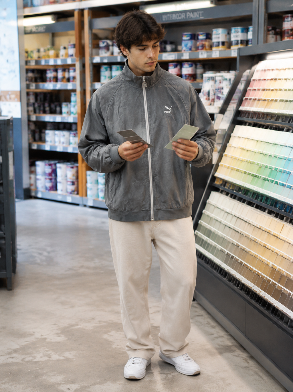 Puma Ανδρική Ζακέτα Track Jacket – Γκρι – L