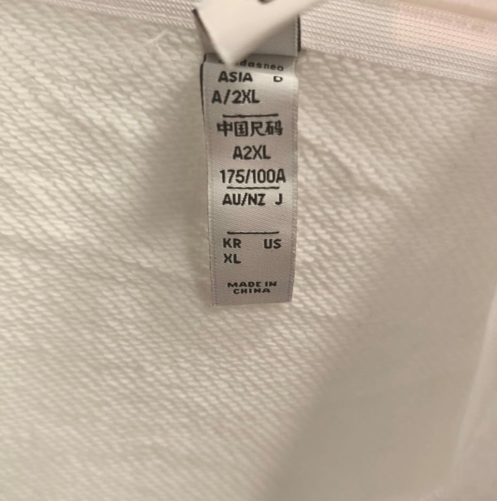 Adidas Neo Γυναικεία Μπλούζα Φούτερ με Κουκούλα – Λευκό – Size M