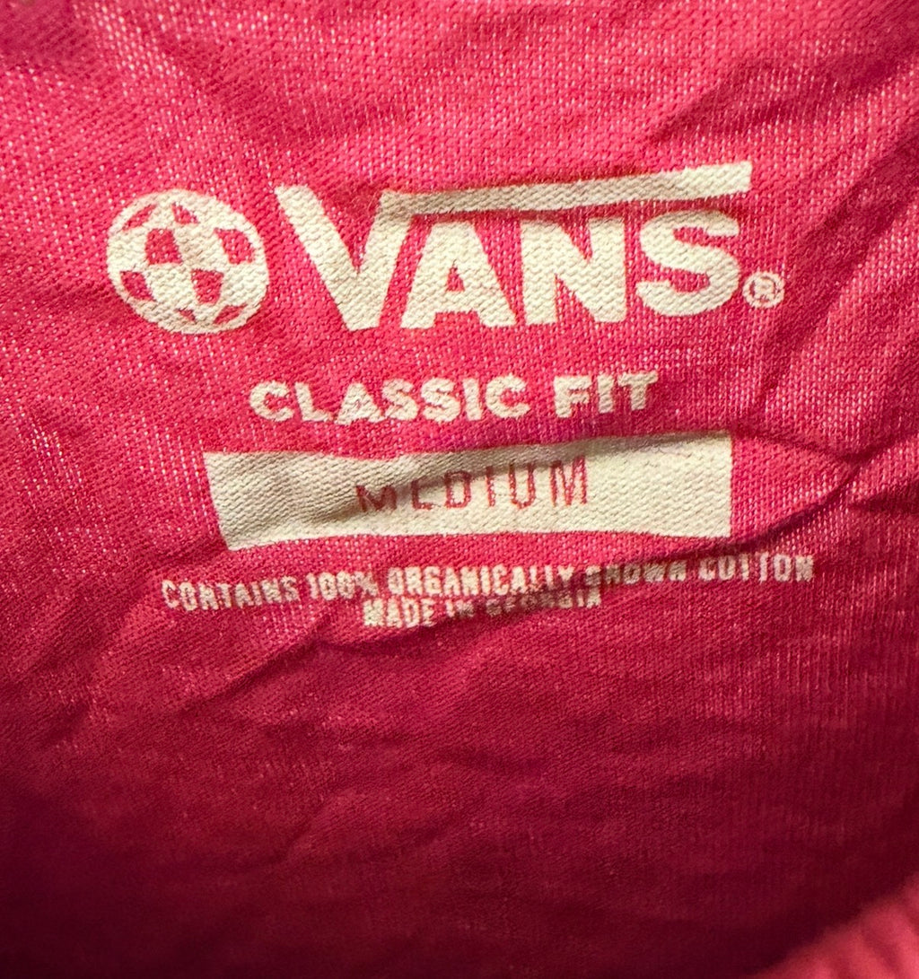 Vans Ανδρικό T-Shirt Μπλουζάκι – Κόκκινο – Μ