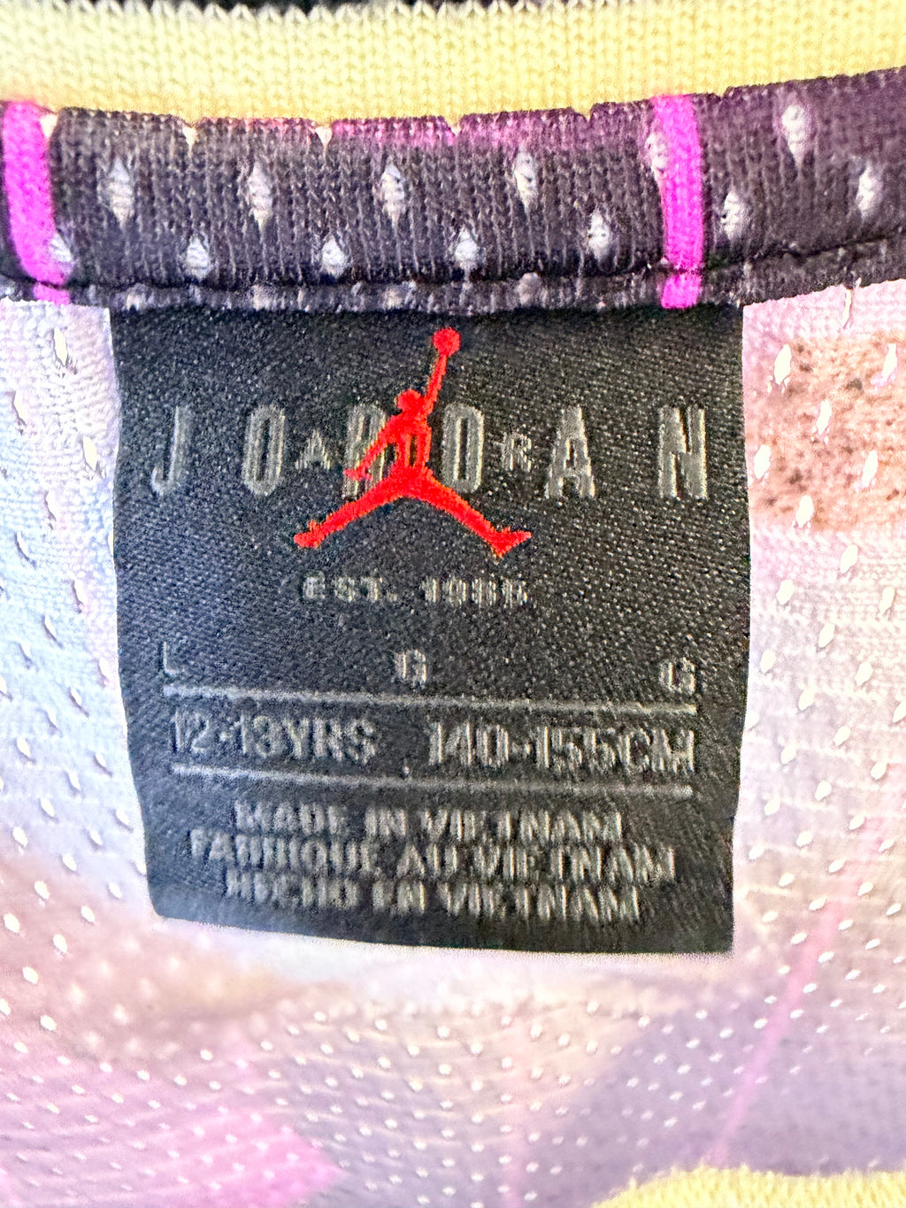 Jordan 23 Basketball Jersey Μαύρο/Μωβ-L