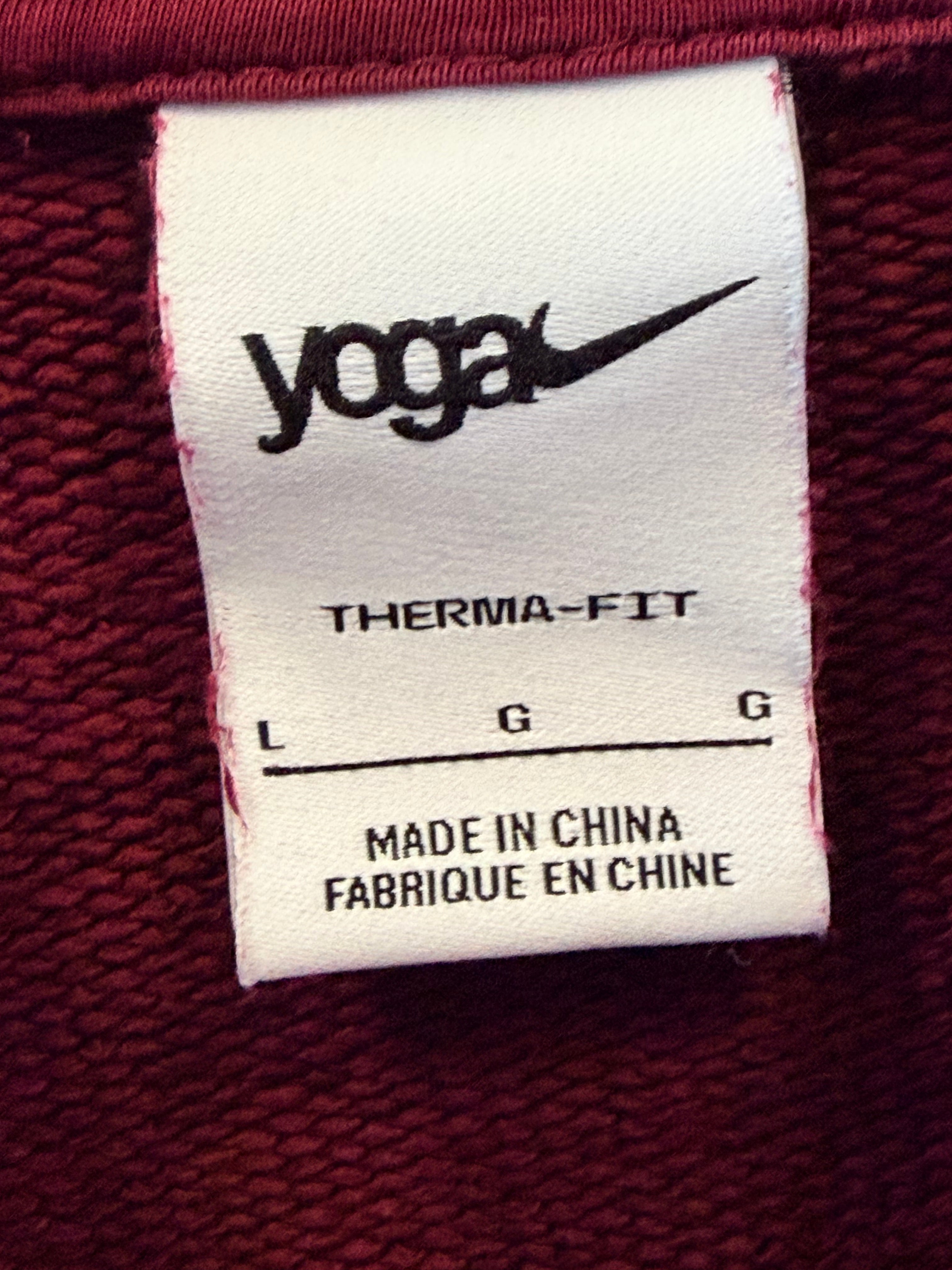 Nike Γυναικείο Crop Hoodie Μπορντό-L