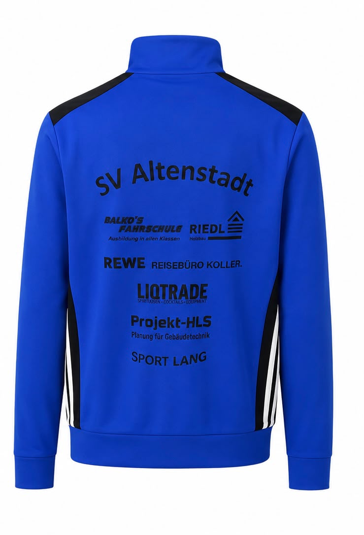 Adidas Team Track Jacket – Royal Blue-L