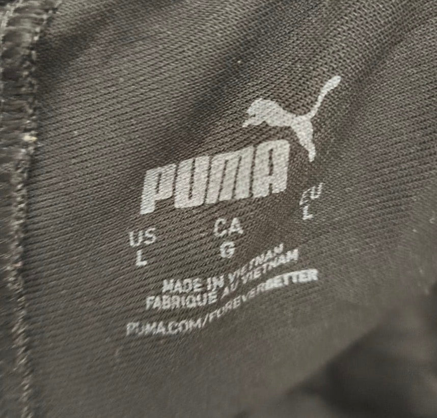 Puma Ανδρικό Παντελόνι Φόρμας Μαύρο - L