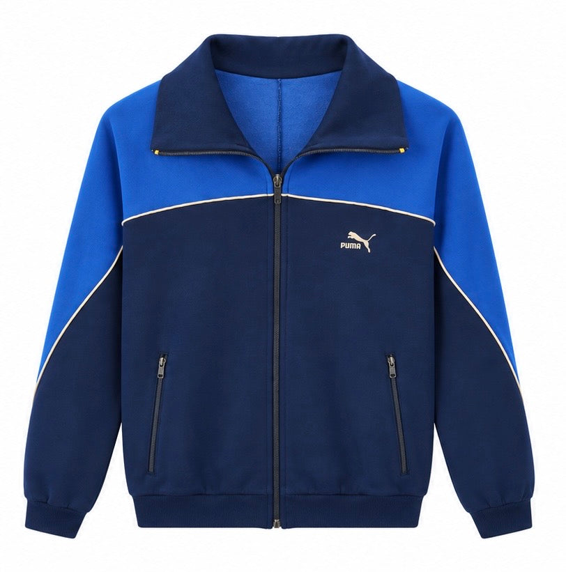 Puma Ανδρική Ζακέτα Μπλε - L