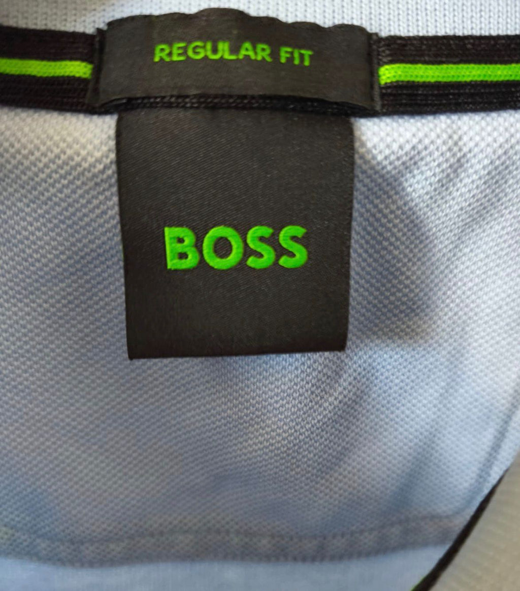 BOSS Ανδρικό Polo Γαλάζιο-M