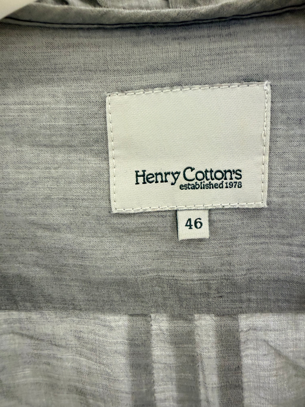 Henry Cotton’s Γυναικείο Πουκάμισο με Βολάν – Γκρι-46