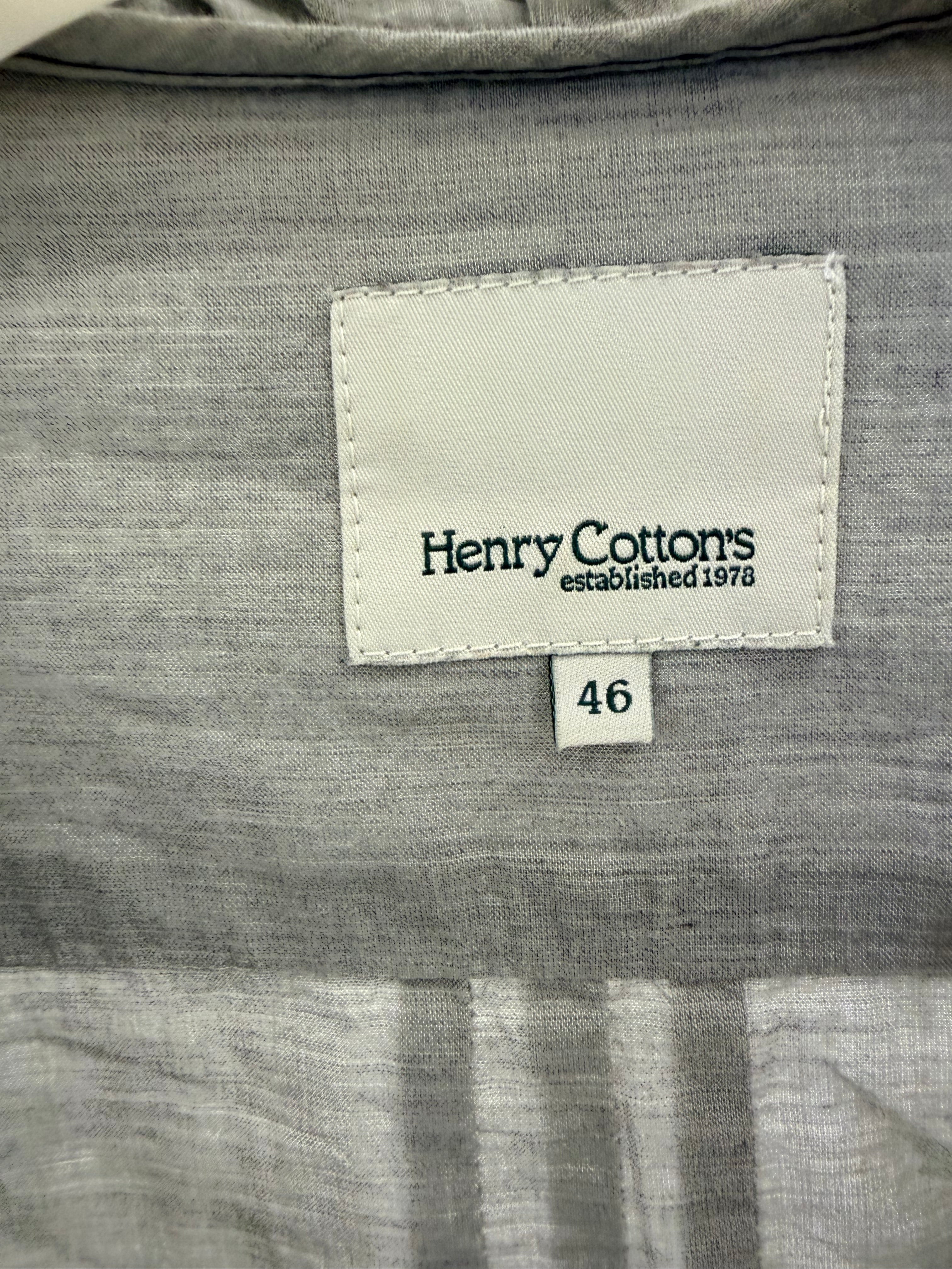 Henry Cotton’s Γυναικείο Πουκάμισο με Βολάν – Γκρι-46