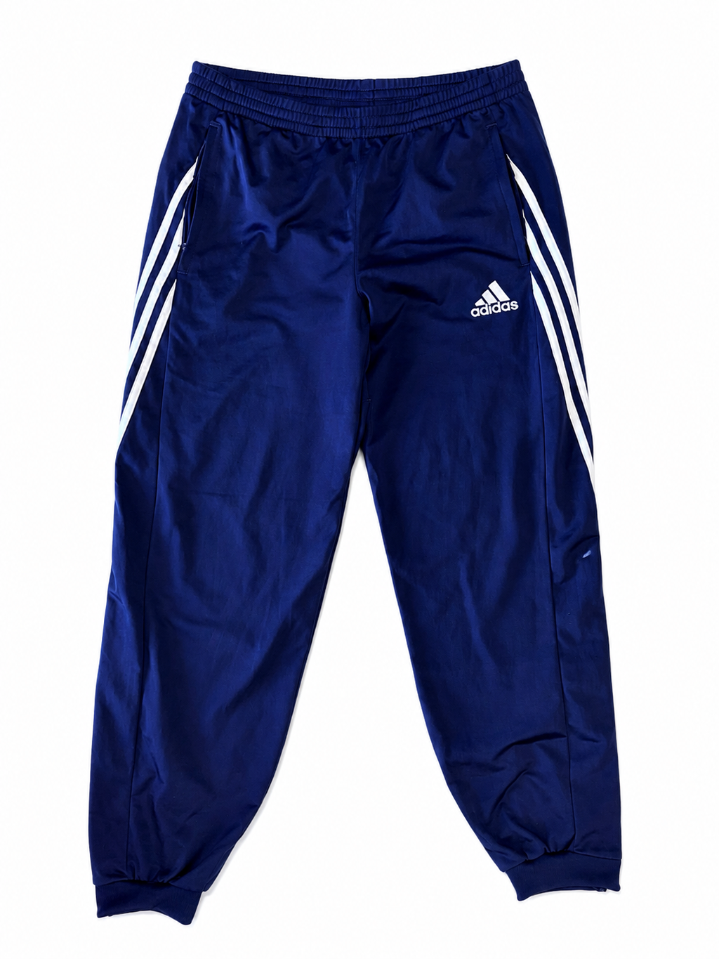 Adidas Track Pants Navy/White – Vintage Sportswear-L
