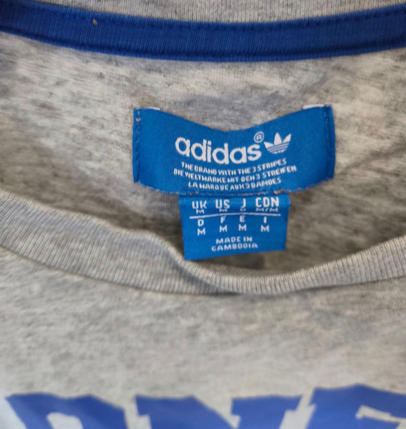 Adidas Originals One World Γκρι T-Shirt-M