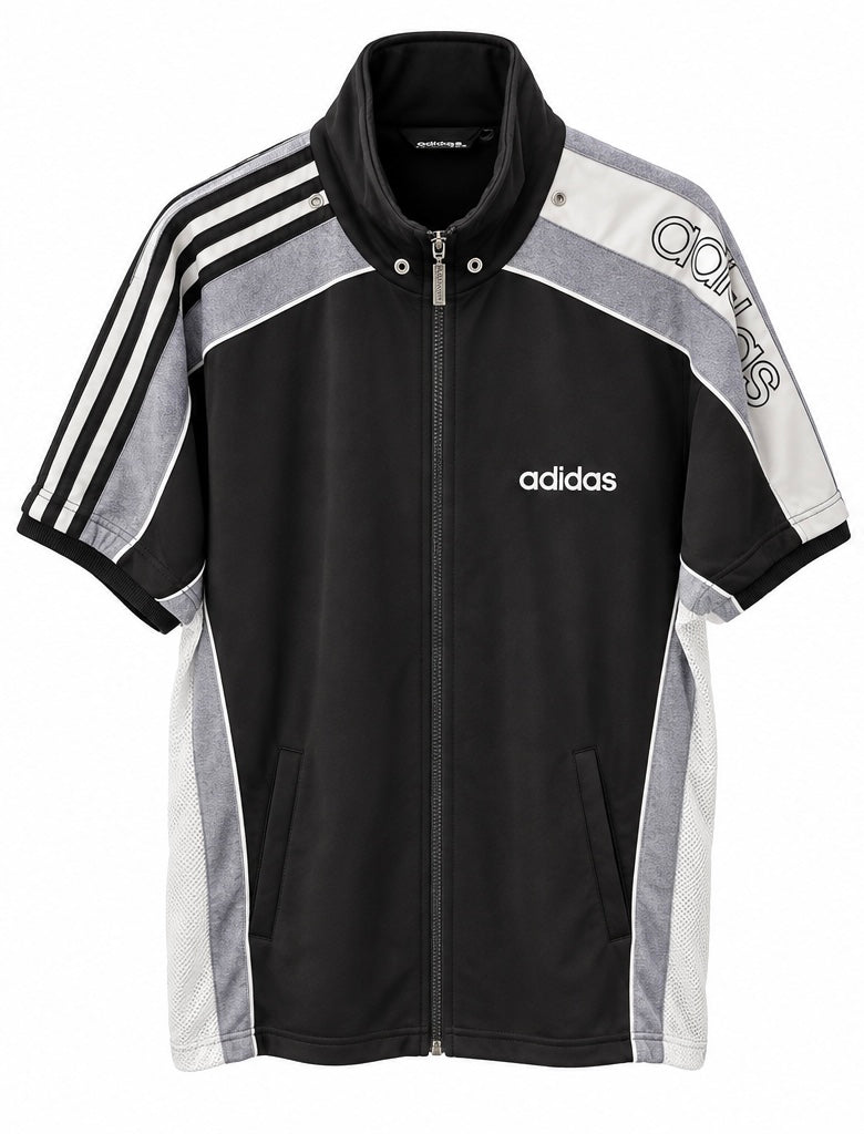 Adidas Ανδρική Κοντομάνικη Ζακέτα Μαύρη – XL