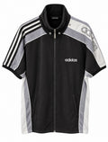 Adidas Ανδρική Κοντομάνικη Ζακέτα Μαύρη – XL